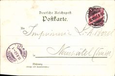 CPA Gruss Aus Karlsruhe Carte 1897