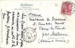 VINTAGE POSTCARD Blick Auf Die Triberger Wasserfalle