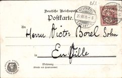 CPA Gruss Aus Frankfurt A M lion CArte 1898