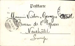 VINTAGE POSTCARD Hamburg Aussen Alster