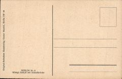 VINTAGE POSTCARD Berlin Konigl Scholob MIT Schlossbrucke