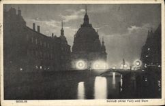 VINTAGE POSTCARD Berlin Schloss Und Dom