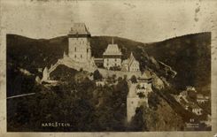 VINTAGE POSTCARD Karlstein