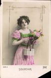 VINTAGE POSTCARD Fantasy Woman Souvenir