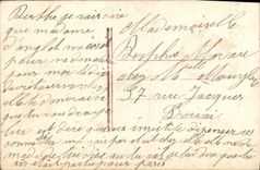 VINTAGE POSTCARD Fantaisie Woman Parks