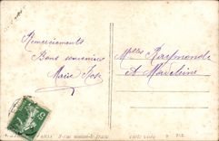 CPA Fantaisie Femme Gloire aux aviateurs Avion Militaria Draeau En route pour l'Alsace