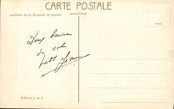 VINTAGE POSTCARD Interior Constantinople of the mosque co. Sophie Turkey