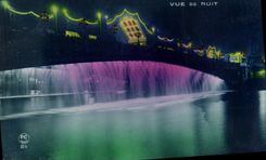 CPA Paris Exposition des Arts Decoratifs Vue De Nuit