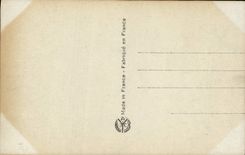 Feria de París de la POSTAL de la VENDIMIA de los artes decorativos vistos del puente Alexadnre III de la noche