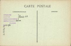 VINTAGE POSTCARD Paris d' Autrefois Street Daubenton Holy Presbytery Of the Church Medard