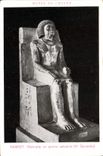 CPA Musee Du Louvre Hamset Statuette En Pierre Calcaire Egypte