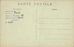 VINTAGE POSTCARD Paris Old Montmartre In Old Place Of the Aujourd Feeding trough Today Place Constanun Pecqueur Feeding trough