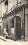 VINTAGE POSTCARD Paris d' Autrefois Street Of the Parchment factory Private mansion Under Louis XV