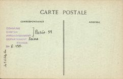 VINTAGE POSTCARD Paris D' Autrefois Street Of Poissy Remainders Of the Convent Of Bernardins