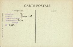 Calle François Miron Courette de París D Autrefois de la POSTAL de la VENDIMIA cuyos lados de madera Renacimiento son notables