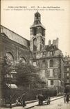 VINTAGE POSTCARD Paris D' Autrefois Street Of Guillemites Bell-tower And Presbytere Of the Notre Dame Church Of the White Coats