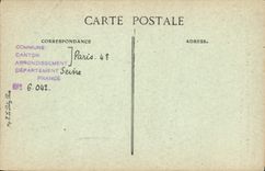 CPA Paris D'Autrefois Rue Des Guillemites Clocher Et Presbytere De l'Eglise Notre Dame Des Blancs Manteaux