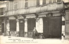 CPA Paris d'Autrefois Rue De Turenne Curieuse Boucherie De Style Empire unique En Son Genre