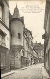VINTAGE POSTCARD Paris d' Autrefois Street Hautefeuille Hotel of the Abbots of Fecamp