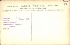 VINTAGE POSTCARD Old Paris Old women Houses Of the Street Denis Saint about 1835