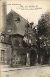 VINTAGE POSTCARD Paris D' Autrefois Street Bichat Pavillon Of Entry Of the Hotel Saint Louis Founds By Henri IV