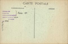 VINTAGE POSTCARD Paris D' Autrefois Street Bichat Pavillon Of Entry Of the Hotel Saint Louis Founds By Henri IV