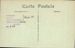 VINTAGE POSTCARD Paris Frontage Of the Church Julien Saint the Poor one