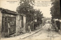 VINTAGE POSTCARD Paris D' Autrefois Street Van Loo