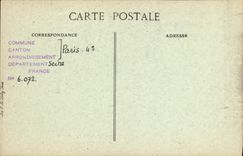 VINTAGE POSTCARD Paris Street of the Lions Saint Paul Attic windows of the hotel of Vieuville seen in a court of the street of the lions