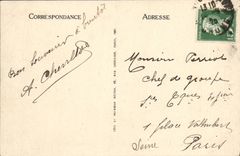 Valencia Vaenue Gambetta de la POSTAL de la VENDIMIA y niños de Crussol