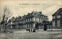 Prefectura de Grenoble de la POSTAL de la VENDIMIA