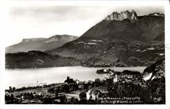CPA Lac D'Annecy Presqu'ile de Duingt et Dents de Lanfon