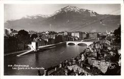 Muelles y Moucherotte de Grenoble de la POSTAL de la VENDIMIA