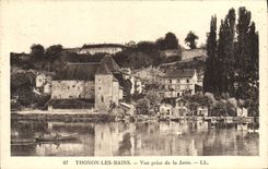 CPA Thonon Les Bains Vue Prise de La Jetee