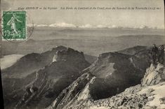 CPA Annecy Le Veyrier Les dents de Lanfont et du Cruet vues du sommet de la Tournette