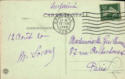 VINTAGE POSTCARD Dauphine the breach of Meije Seen from of the Duhamel pyramid