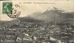 VINTAGE POSTCARD Chambrey View and Nivolet