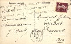 CPA Aix Les Bains Le Grand Port Bateaux