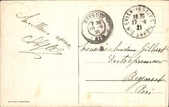 VINTAGE POSTCARD Evian Les Bains Establishment of the Baths and the Hotels