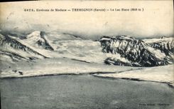 VINTAGE POSTCARD Surroundings of Modane Termignon the White Lake