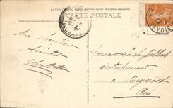 CPA Lac D'Annecy Aux Abords de Menthon St Bernaard Bateau 
