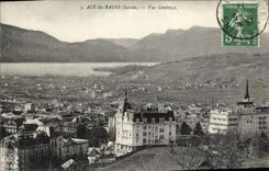 VINTAGE POSTCARD Aix les Bains View