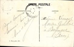 VINTAGE POSTCARD Aix les Bains View