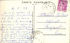 Alrededores de la POSTAL de la VENDIMIA del collar de Morzine de Jouxplane