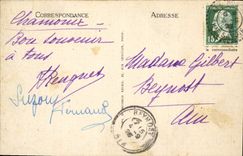 La POSTAL Chamonix Traversee de la VENDIMIA del glaciar del nos dejó trabajar alpinismo