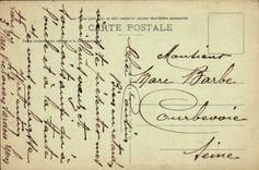 POSTAL Lyon de la VENDIMIA el St del claro del puente en el Rhone y el Coleau de la cruz