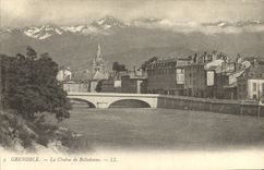 POSTAL Grenoble de la VENDIMIA la cadena de Belledonne