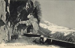 VINTAGE POSTCARD the road of St Pancrasse