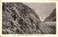 CPA Chamonix Mont Blanc Le Mauvais Pas Alpinisme