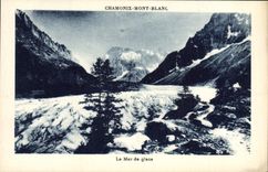 CPA Chamonix Mont Blanc La mer de glace